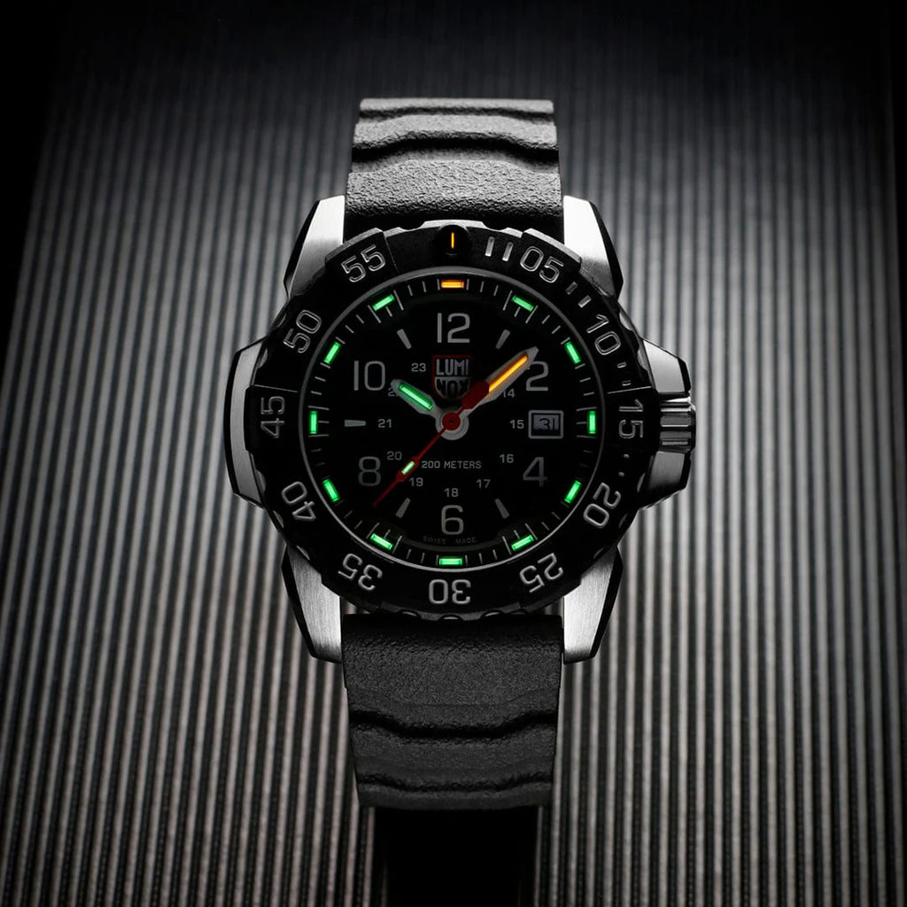 LUMINOX Navy SEAL Rubber, Steel, CARBONOX™, 45 mm, XS.3251.CB