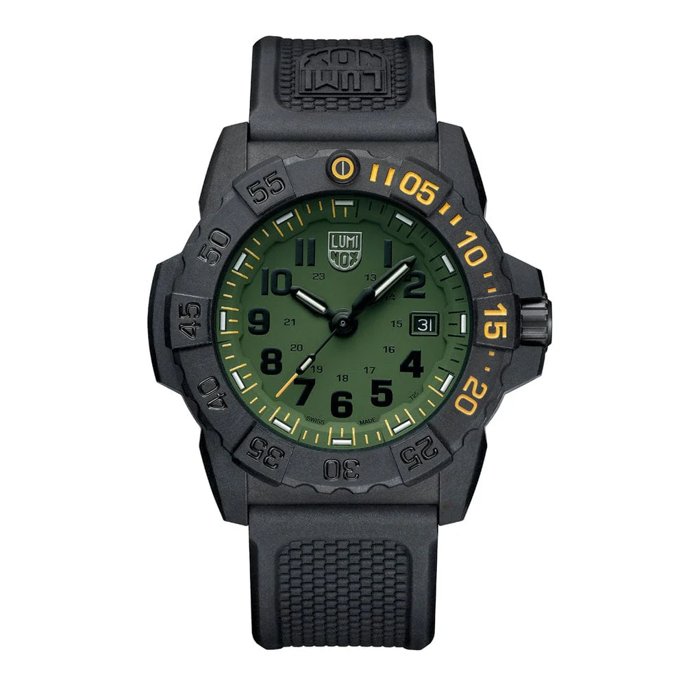 LUMINOX Navy SEAL Foundation 3500 Series, Military Dive Watch, 45 mm, XS.3517.NSF.SET